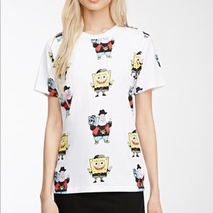 F21 Spongebob shirt
